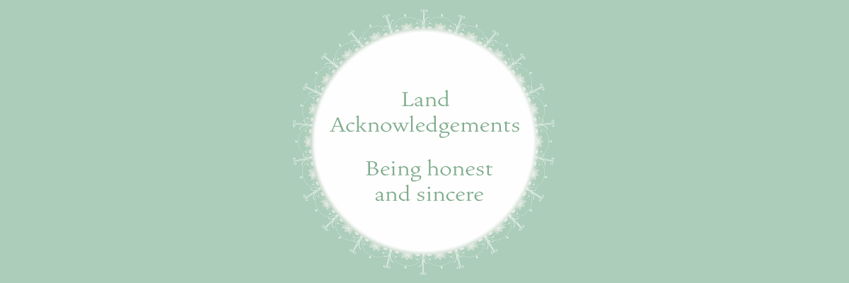 land acknowledgement, pass the feather