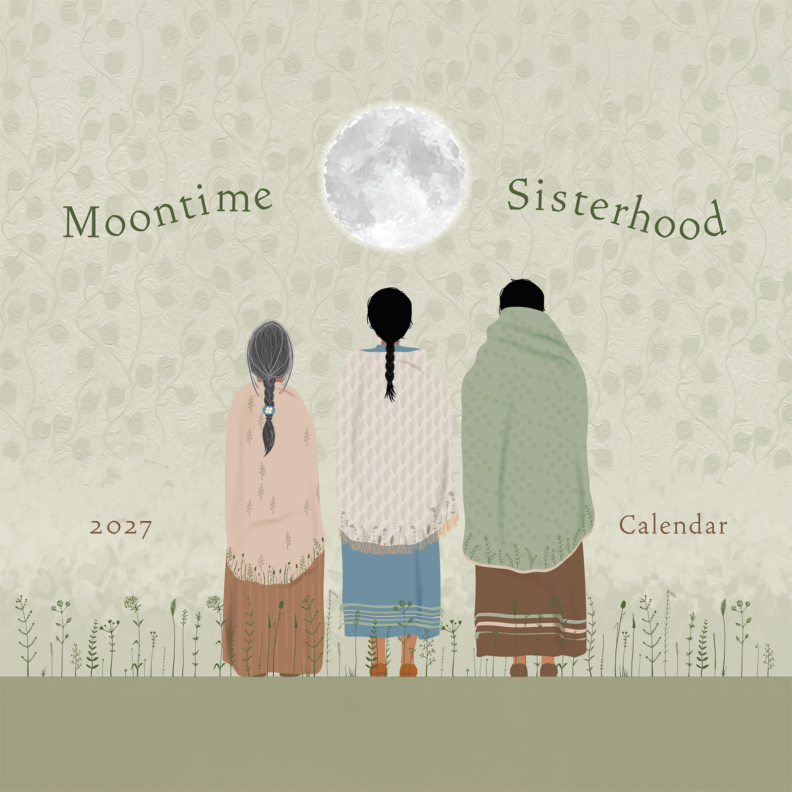 Pass The Feather, 2027 Calendar, Moontime Sisterhood